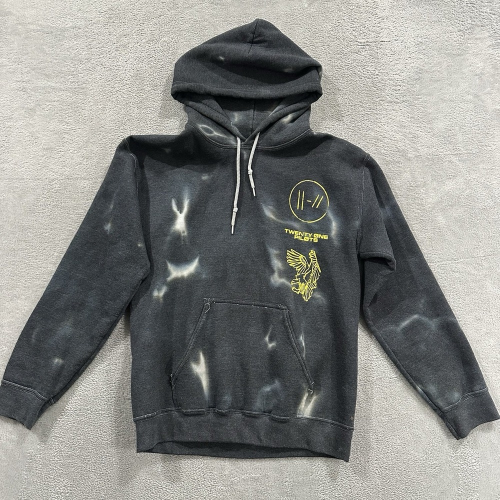 Twenty One Pilots Hoodie S Bandito Tour Concert Graphic Pullover Sweatshirt Blue